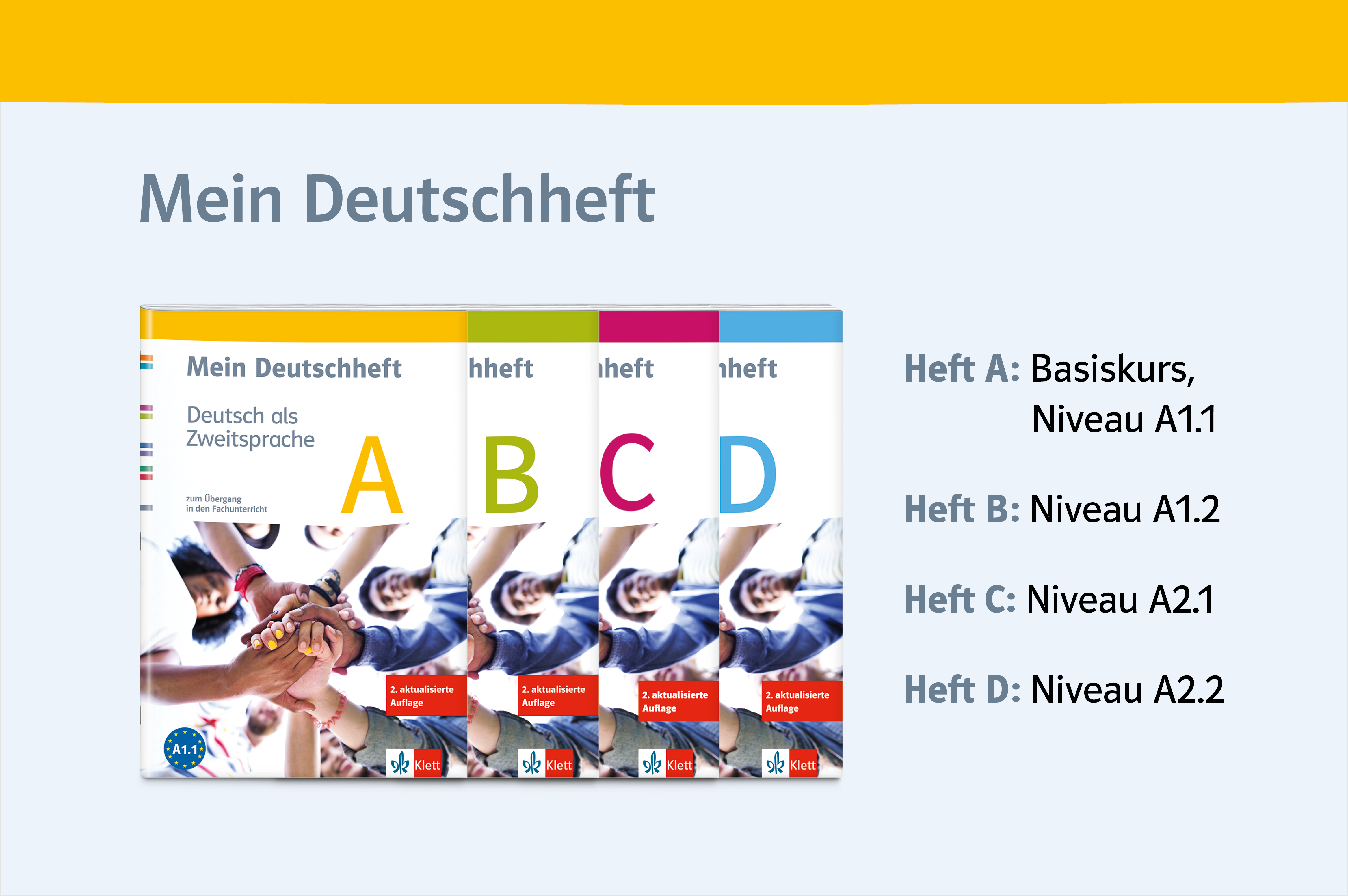 Alle vier Cover von Mein Deutschheft