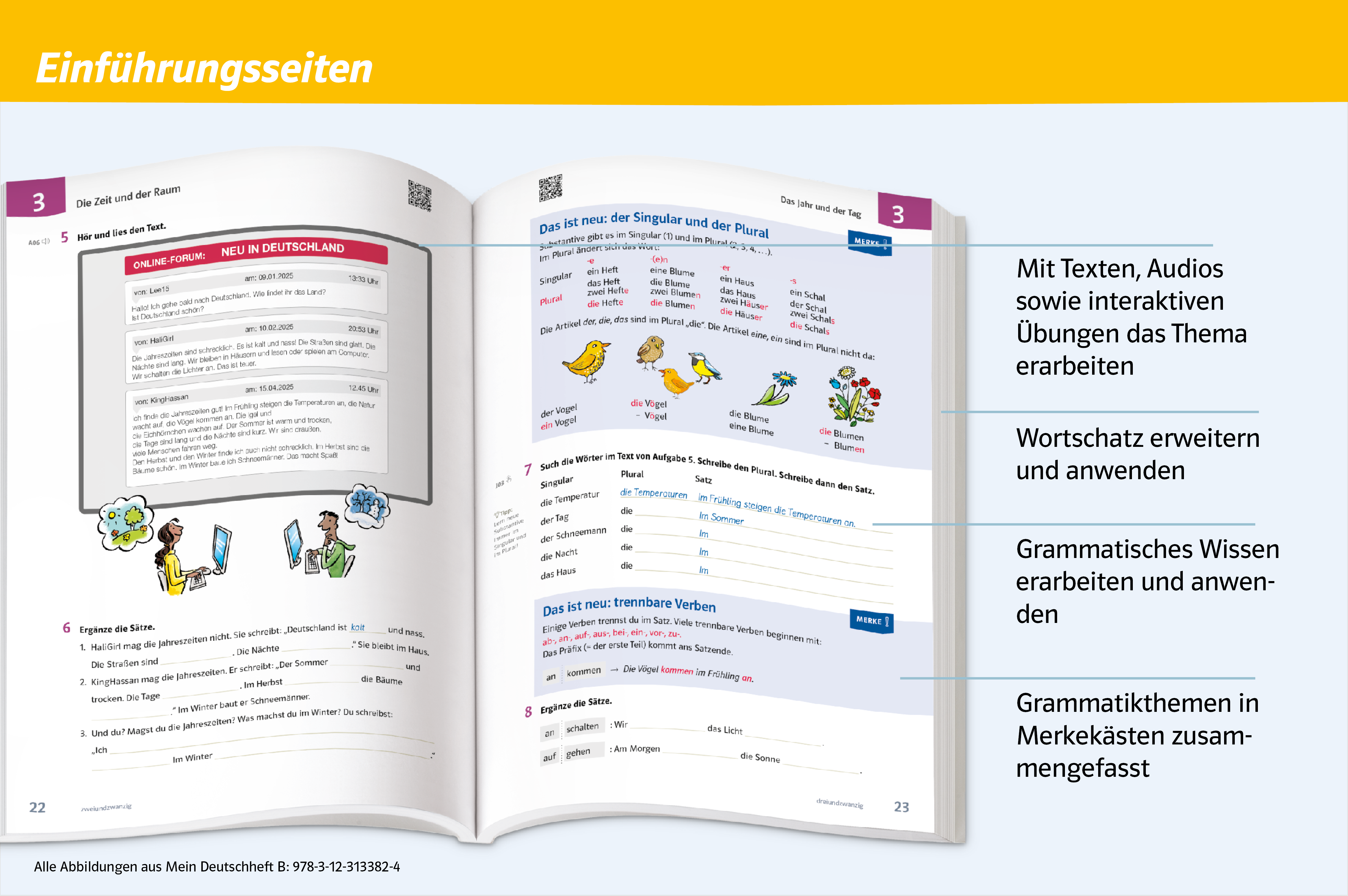 Beispiel einer Einführungsseite