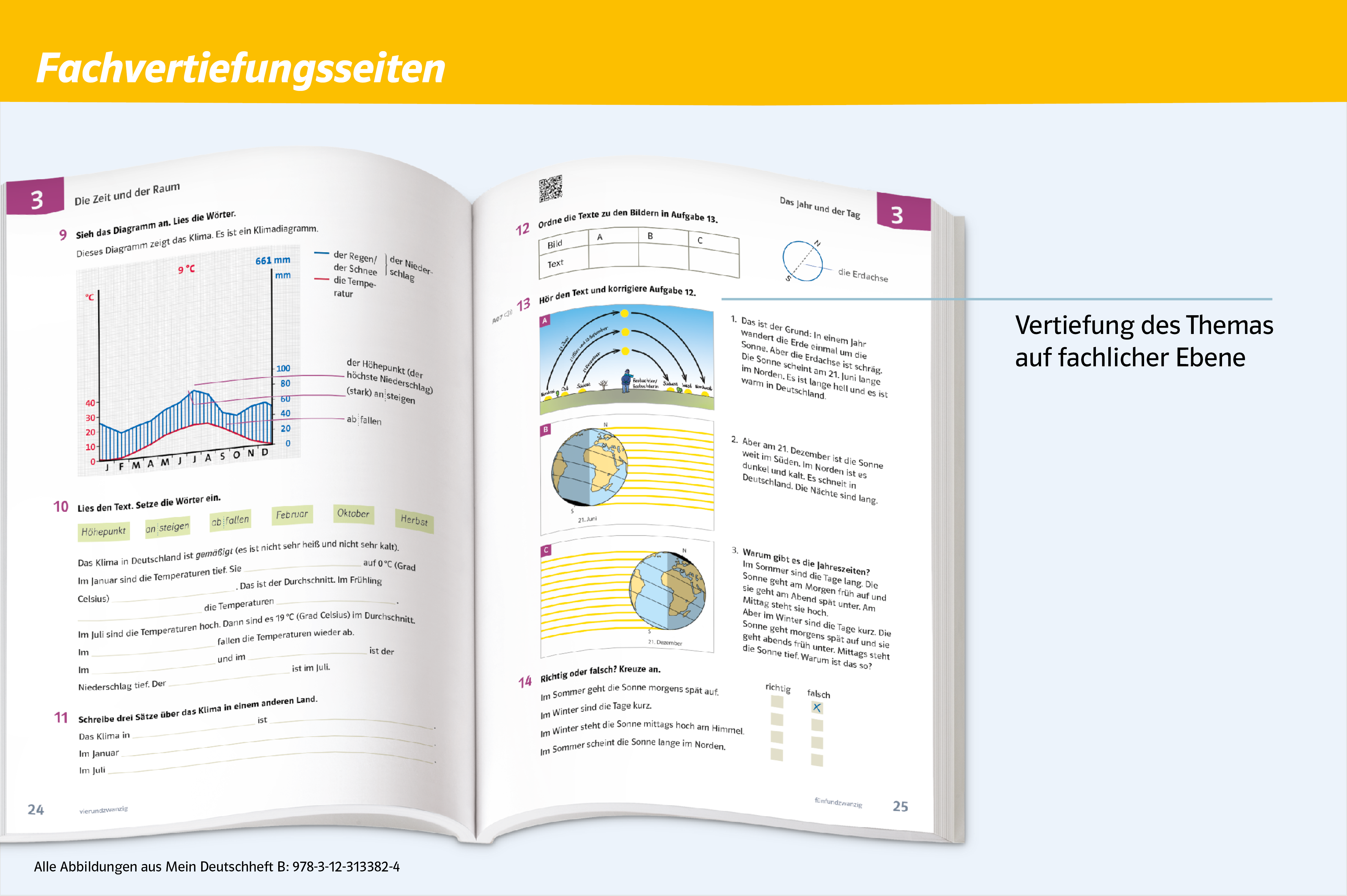 Beispiel einer Fachvertiefungsseite