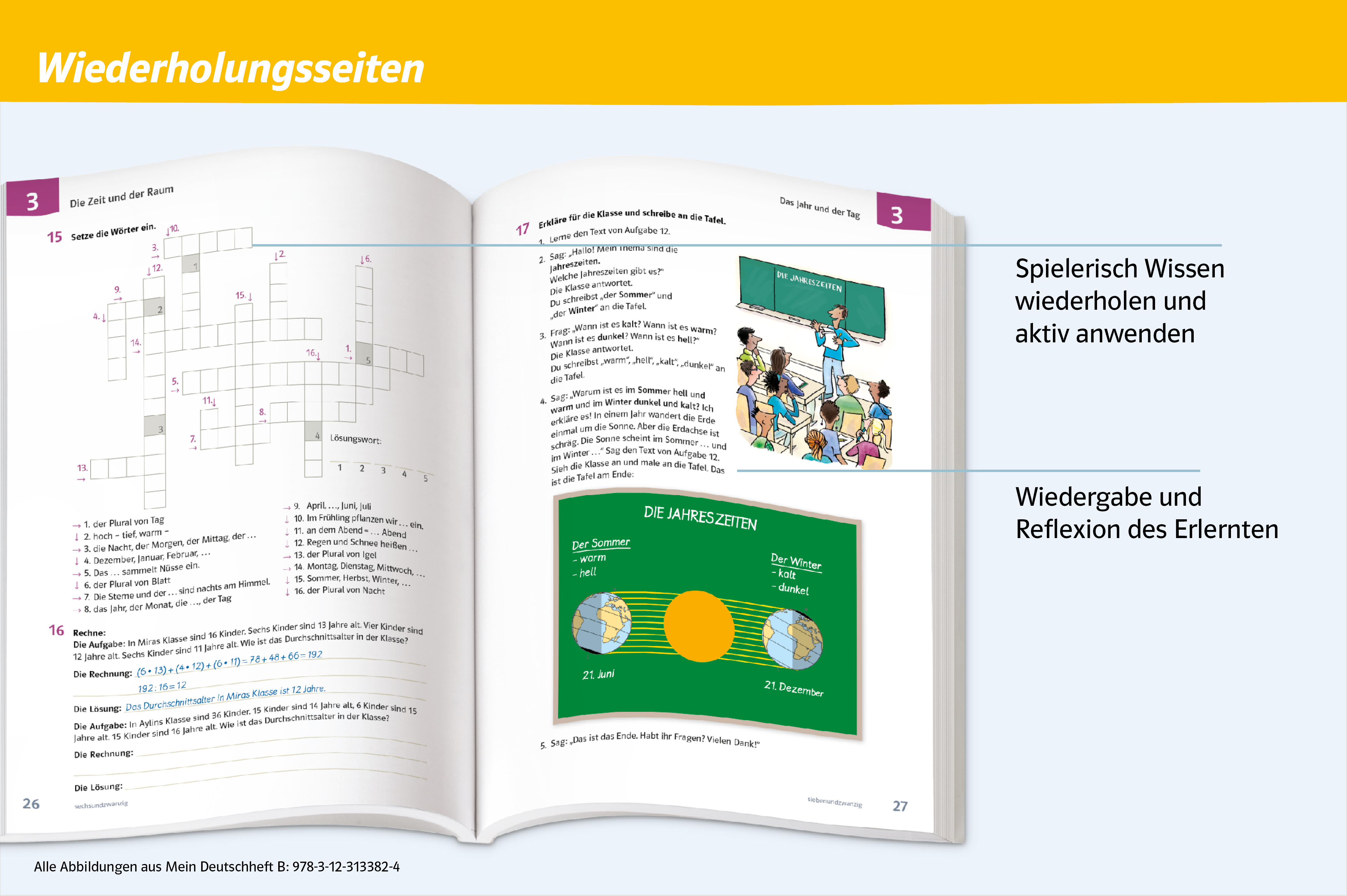 Beispiel einer Wiederholungsseite