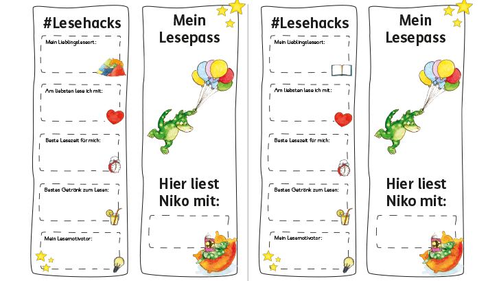 Vorschaubild von Material zu „Lesehacks Mein Lesepass“