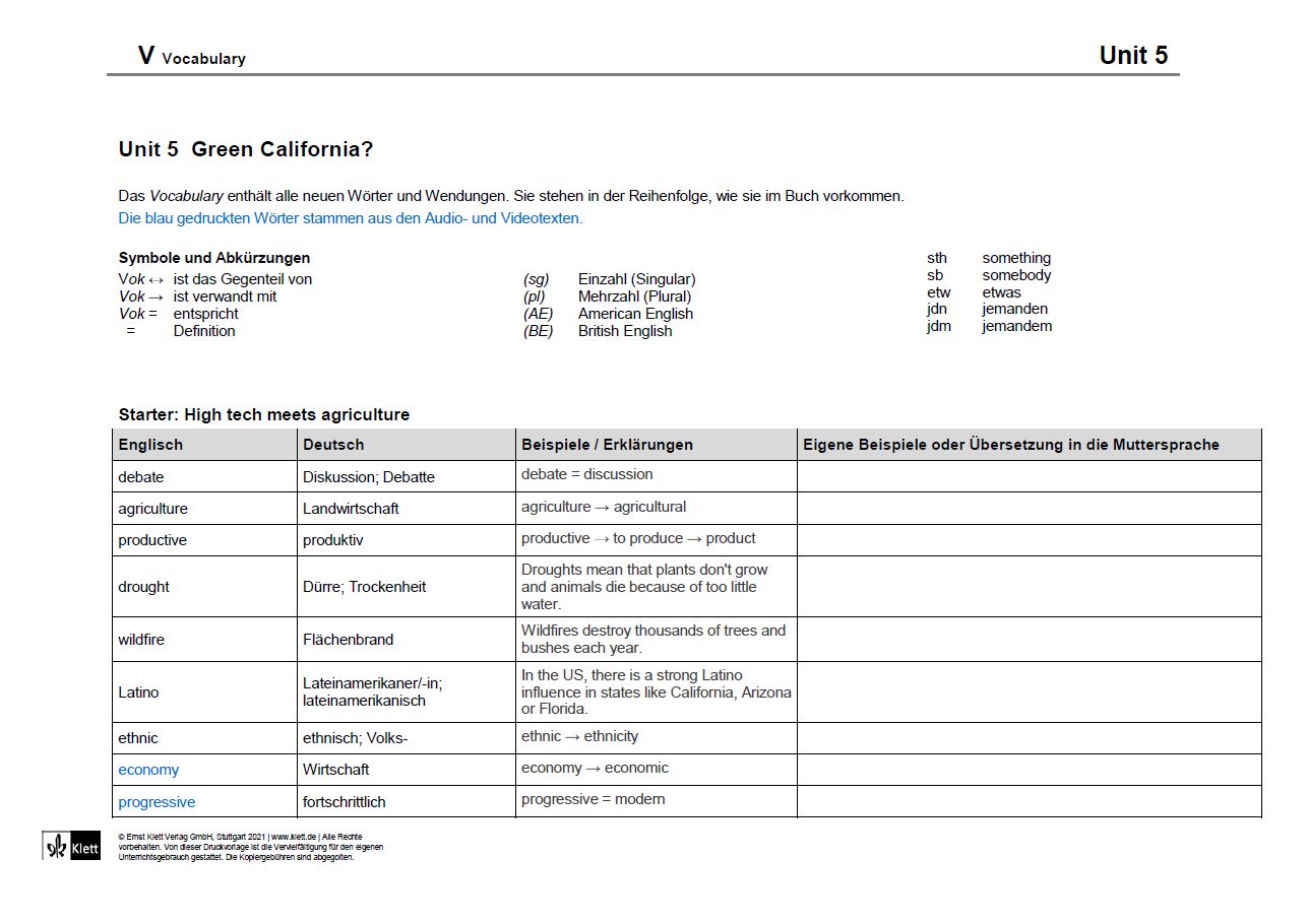 Ernst Klett Verlag Lehrwerk Online