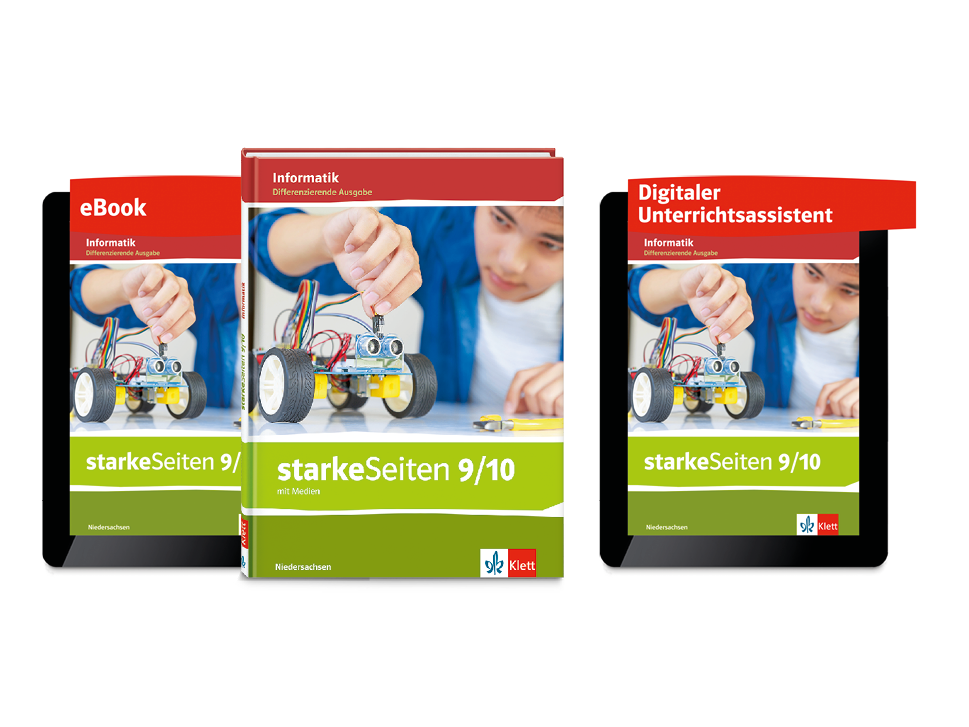 Cover starkeSeiten Informatik Niedersachsen: Schulbuch, eBook und Digitaler Unterrichtsassistent