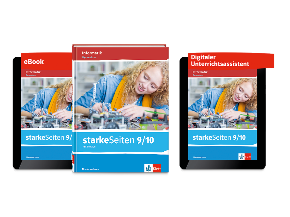 Cover starkeSeiten Informatik Niedersachsen: Schulbuch, eBook und Digitaler Unterrichtsassistent