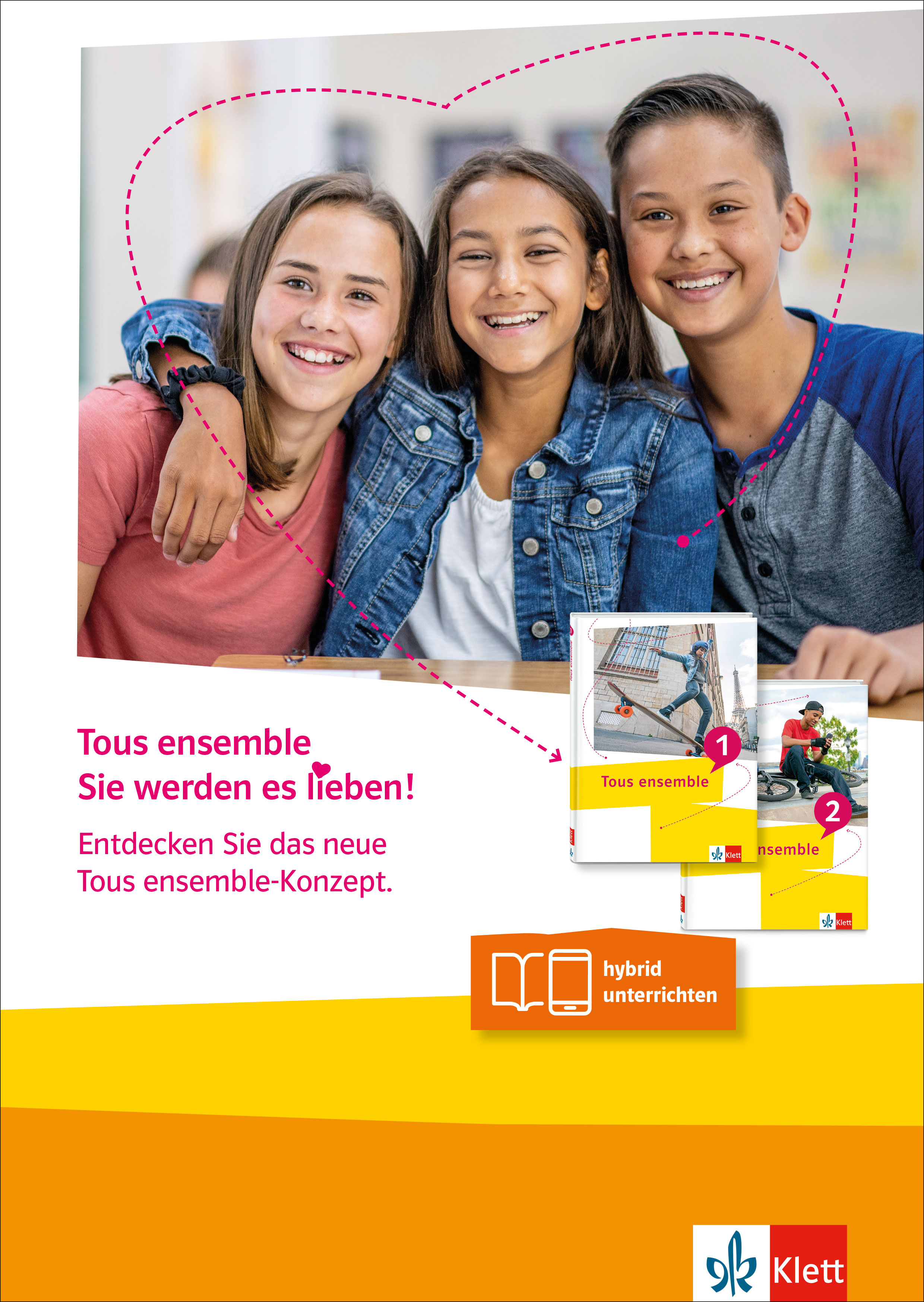Vorschaubild eines Lehrwerksprospekts zu „Tous Ensemble Band 1"