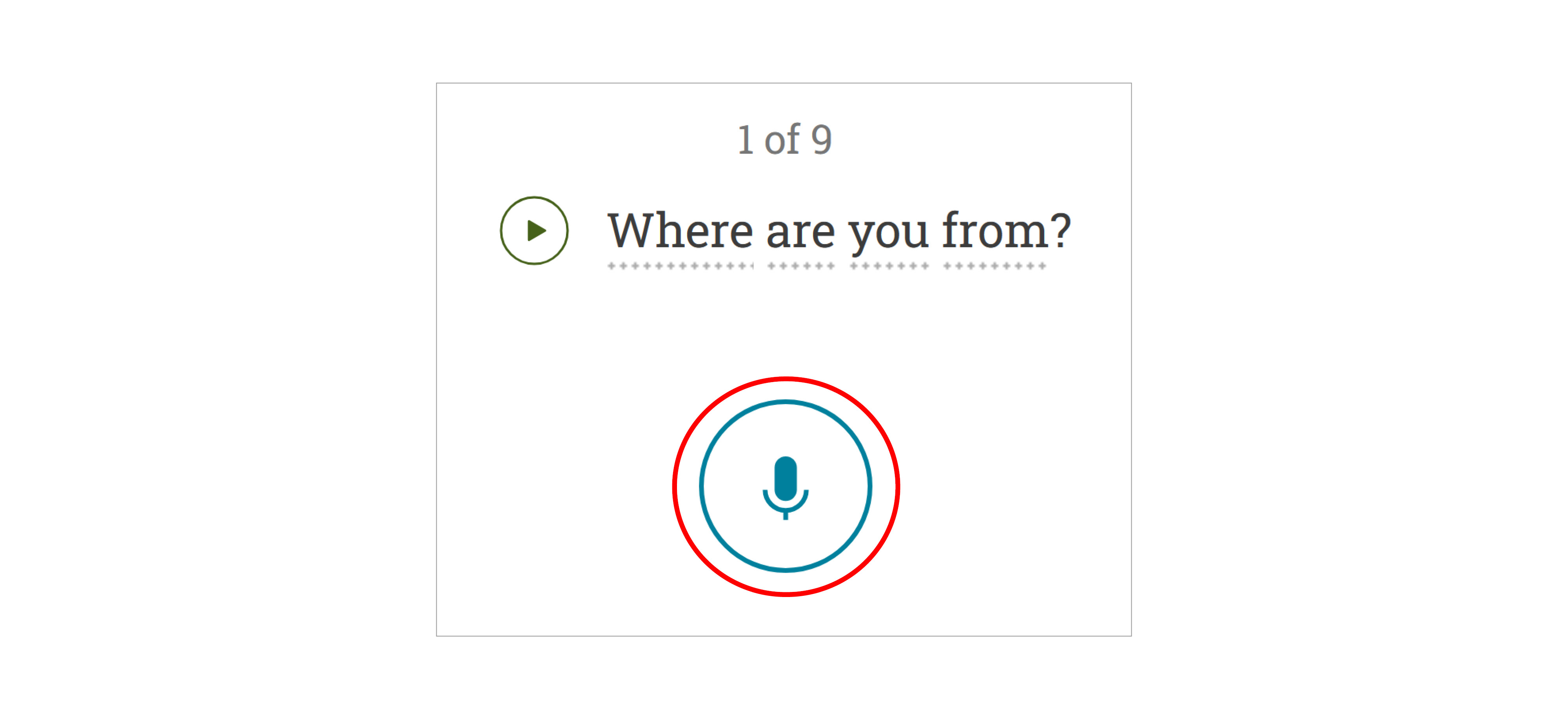 Audio Beispiele Aufnahme starten