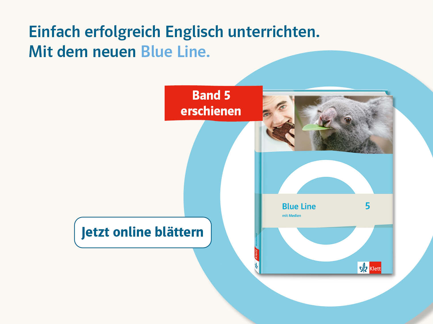 Grafik, die darauf hinweist, dass man bei Klick auf das Bild jetzt in Band 5 blättern kann