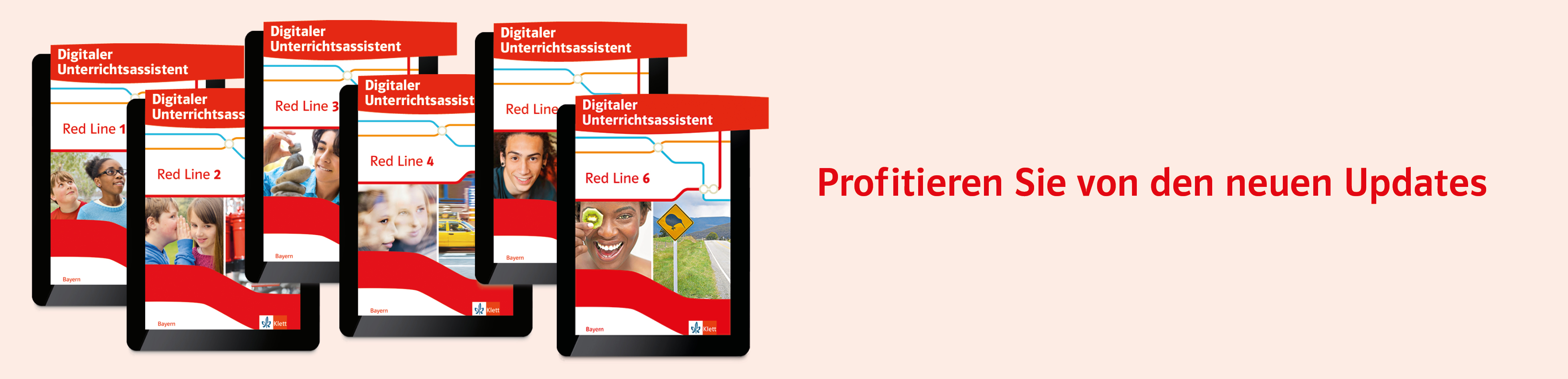 Illustration Red Line Digitaler Unterrichtsassistent