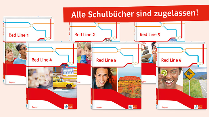 Illustration alle Red Line Bayern Schulbücher