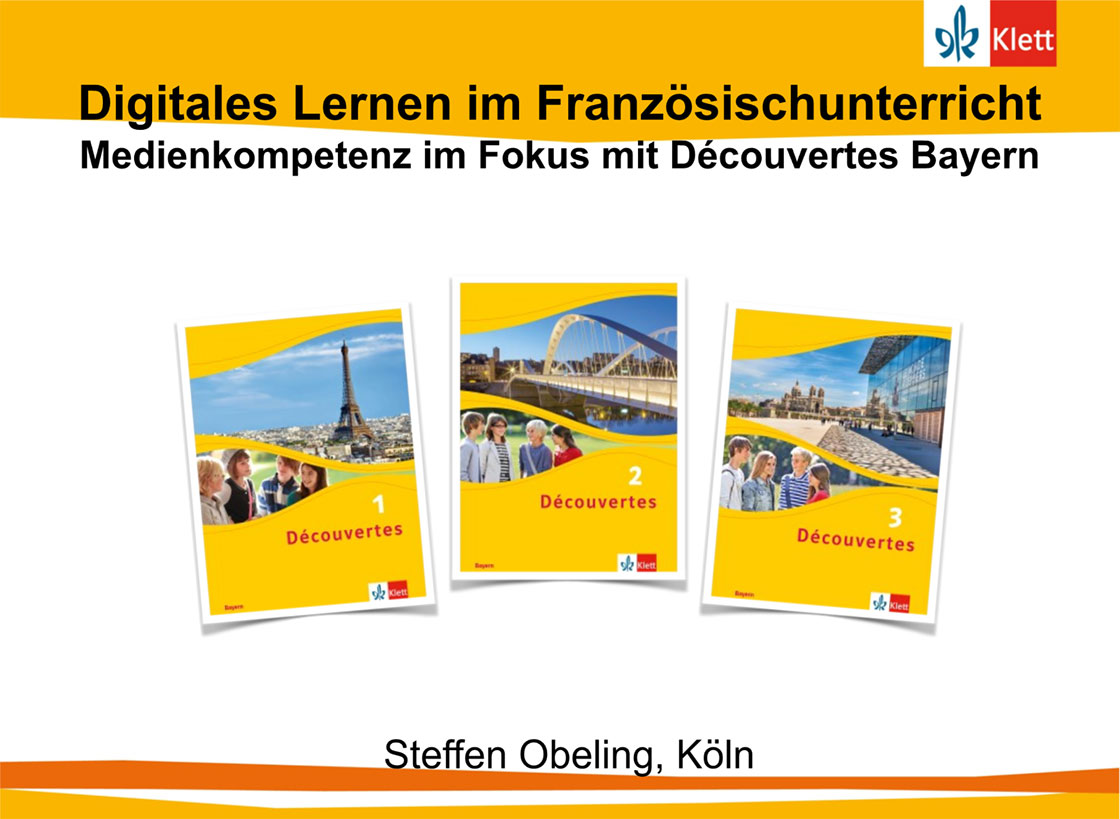 Vorschaubild eines Live-Mitschnitts eines Online-Seminars zu „Digitales Lernen im Französischunterricht“