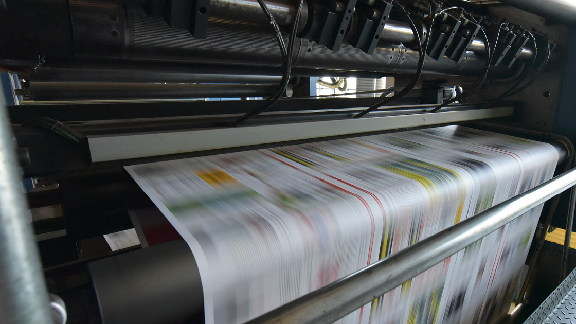 Druckerpresse Zeitungsdruck Druckerpresse Zeitungsdruck