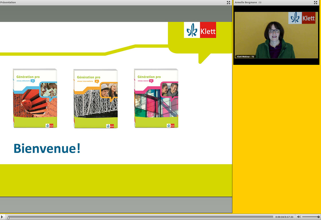 Vorschaubild eines Live-Mitschnitts eines Online-Seminars zu „Parler de suite français“