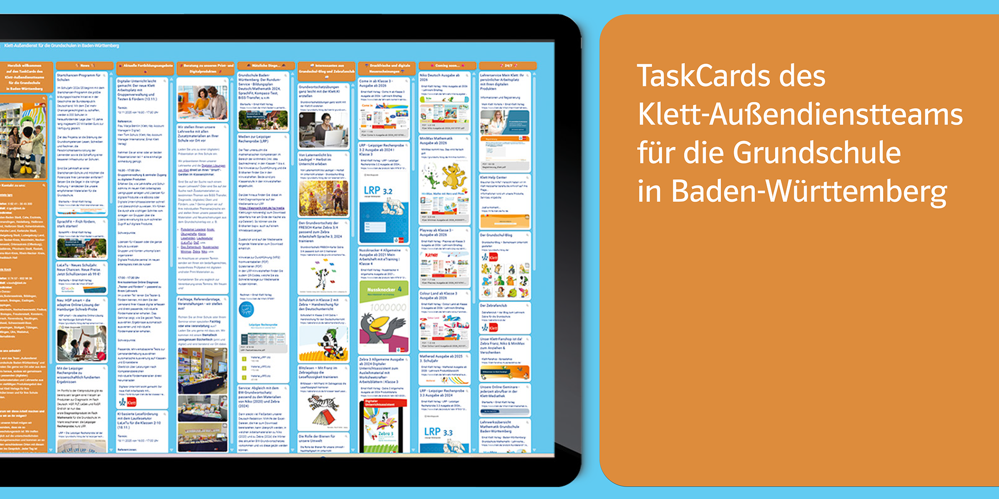 TaskCard Klett-Außendienst Baden-Württemberg TaskCard Klett-Außendienst Baden-Württemberg