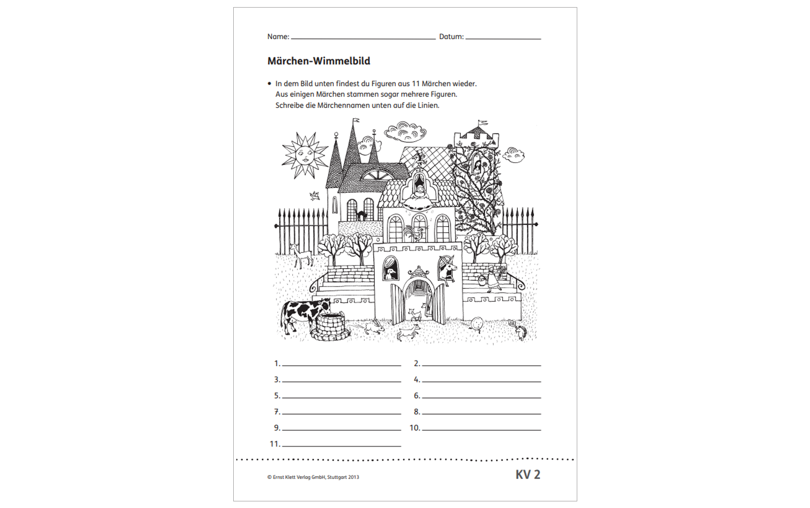 Vorschaubild von Download-Material zu Märchen in der Grundschule Teil 1