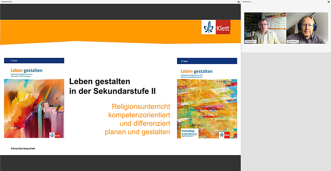 Vorschaubild eines Online-Seminars zu „Religionsunterricht kompetenzorientiert und differenziert planen und gestalten“