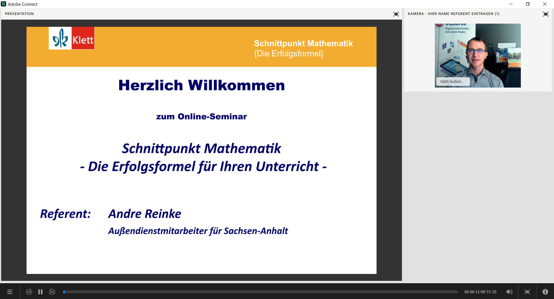 Vorschaubild eines Live-Mitschnitts eines Online-Seminars zu „Schnittpunkt Mathematik“