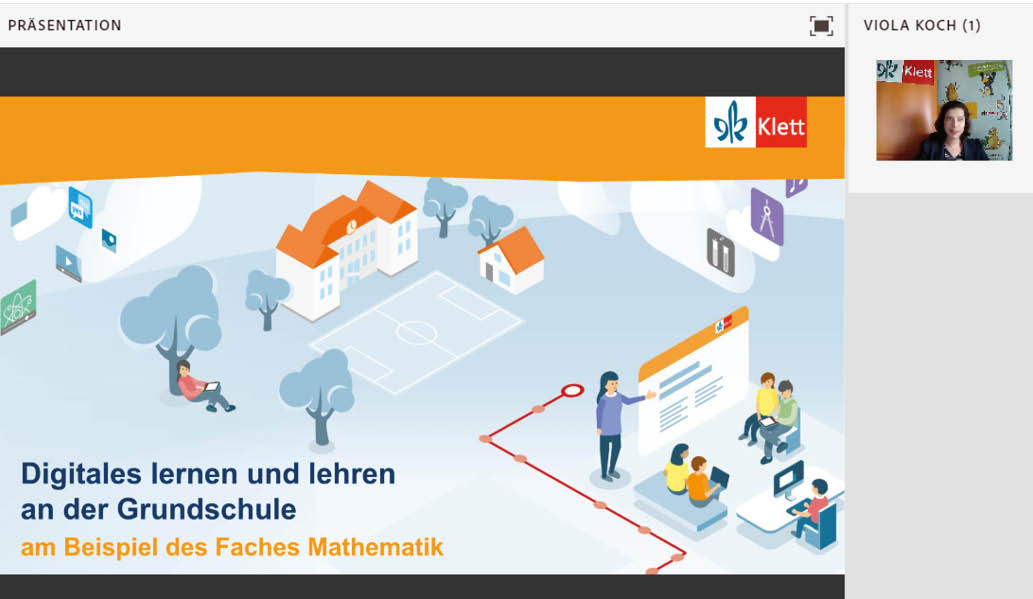 Vorschaubild eines Online-Seminars zu „Digitales lernen und lehren im Mathematik-Unterricht an der Grundschule“