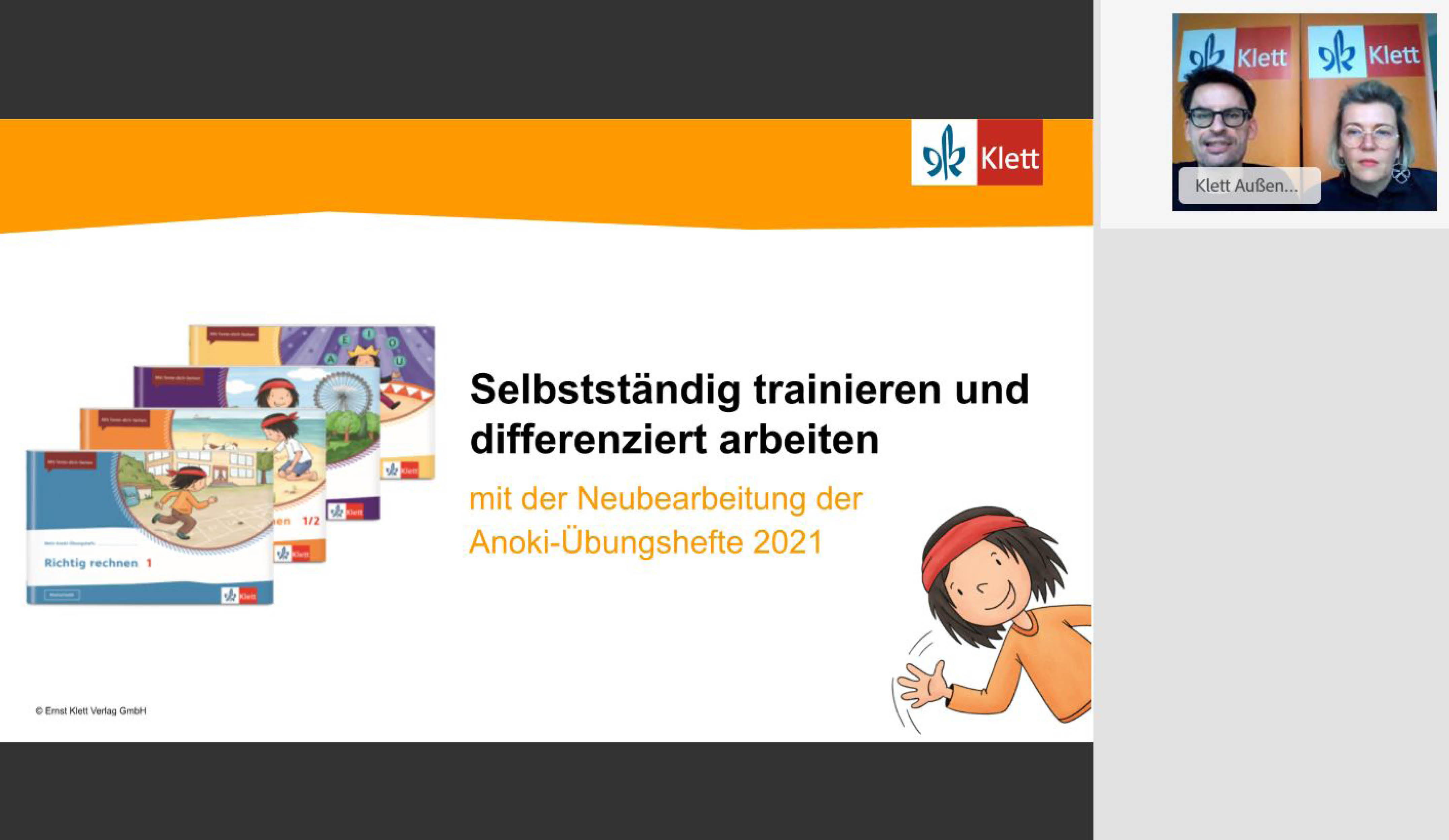 Vorschaubild eines Live-Mitschnitts eines Online-Seminars zu „Selbstständig trainieren und differenziert arbeiten“
