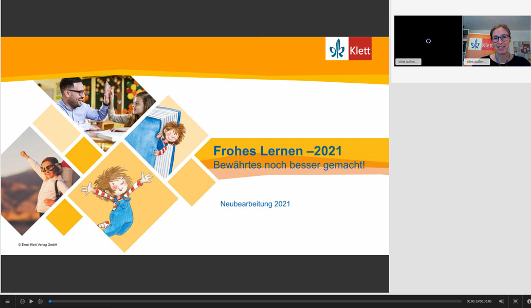 Vorschaubild eines Live-Mitschnitts eines Online-Seminars zu „Frohes Lernen Bayern Neubearbeitung 2020“