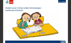 Vorschaubild eines Live-Mitschnitts eines Online-Seminars zu „Tandem-Lesen mit den wilden Schulzwergen“
