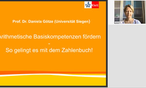 Vorschaubild eines Live-Mitschnitts eines Online-Seminars zu „Arithmetische Basiskompetenzen fördern“