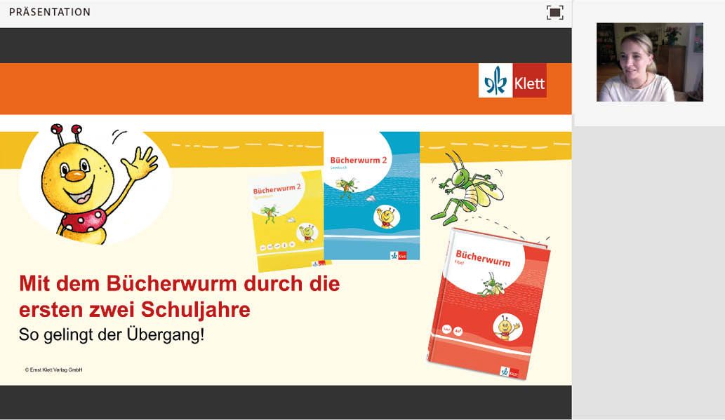 Vorschaubild eines Live-Mitschnitts eines Online-Seminars zu „Mit dem Bücherwurm sicher durch die ersten 2 Schuljahre“