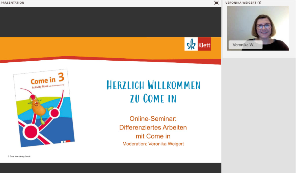 Vorschaubild eines Live-Mitschnitts eines Online-Seminars zu „Differenziertes Arbeiten mit Come in“