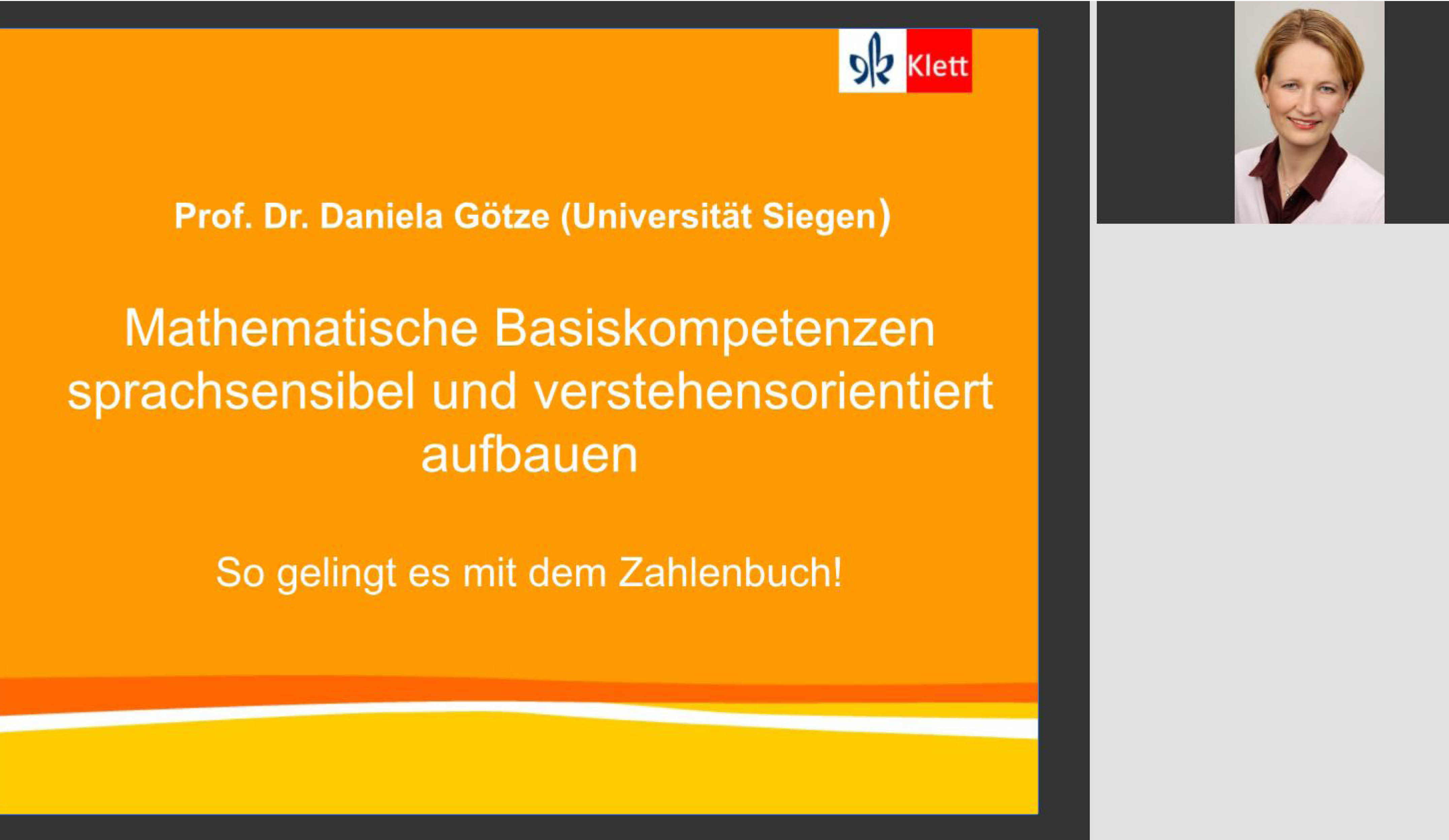 Vorschaubild eines Online-Seminars zu „Mathematische Basiskompetenzen sprachsensibel und verstehensorientiert aufbauen“