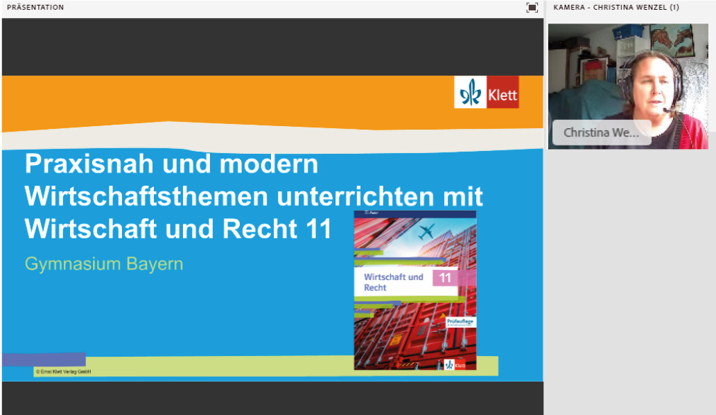 Vorschaubild eines Online-Seminars zu „Praxisnah und modern Wirtschaftsthemen unterrichten mit Wirtschaft und Recht 11“