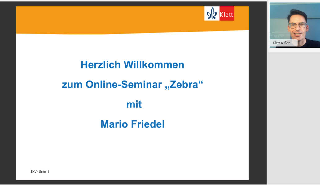Vorschaubild eines Live-Mitschnitts eines Online-Seminars zu „Das Zebra-Konzept“