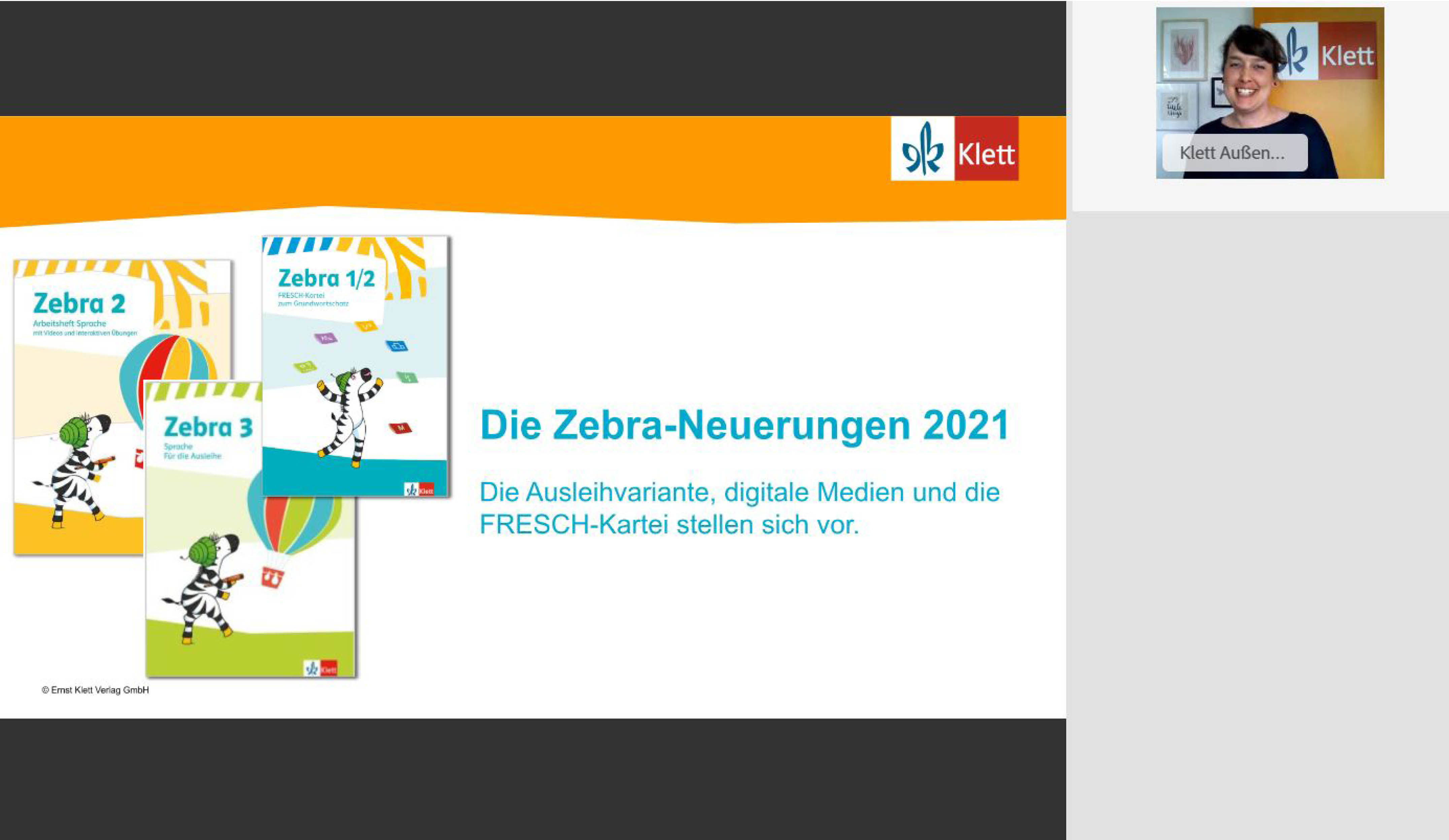 Vorschaubild eines Live-Mitschnitts eines Online-Seminars zu „Die Zebra-Neuerungen 2021“