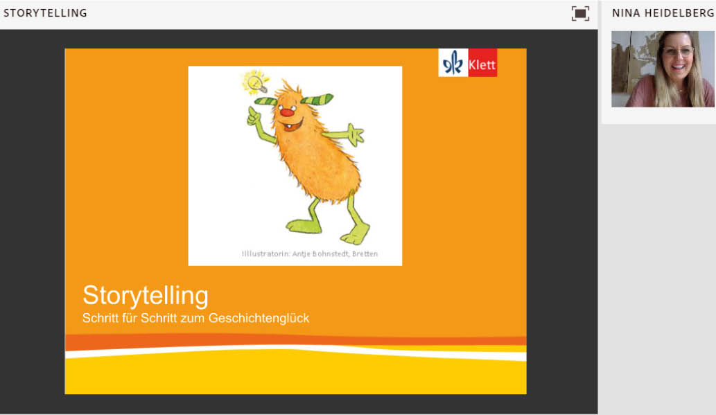 Vorschaubild eines Live-Mitschnitts eines Online-Seminars zu „Storytelling“