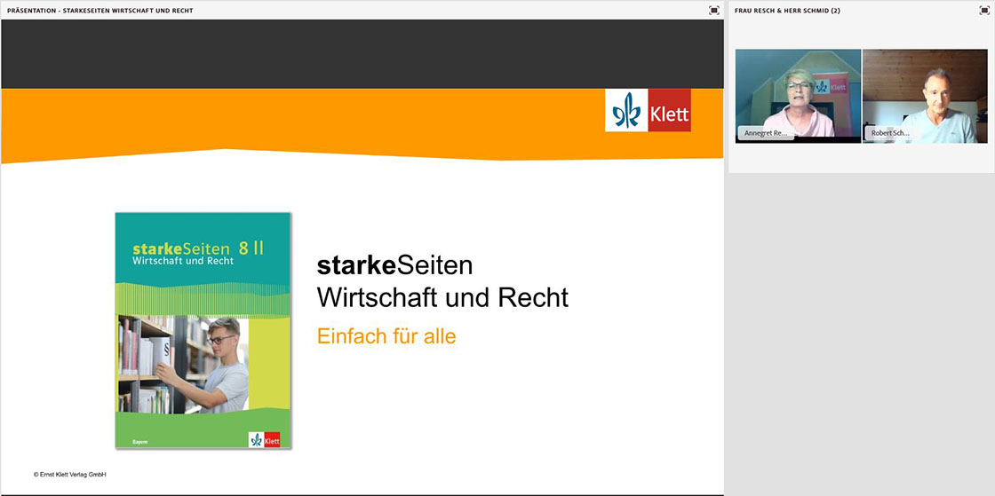 Vorschaubild eines Live-Mitschnitts eines Online-Seminars zu „starkeSeiten Wirtschaft und Recht“