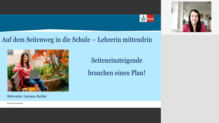 Vorschaubild eines Live-Mitschnitts eines Online-Seminars zu „Seiteneinsteigende brauchen einen Plan!“