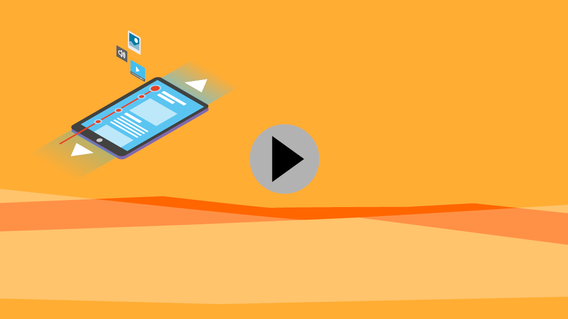 Vorschaubild eines Kurz erklärt-Films mit Illustration einer Tablet-Anwendung