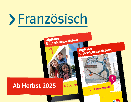 Schulsafari Bereich "Französisch" mit der Aufschrift "Ab Herbst 2025"
