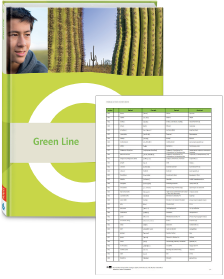 Buchcover von „Green Line“ und Vorschaubild einer Vokabelliste „Zu Band 4“ Buchcover von „Green Line“ und Vorschaubild einer Vokabelliste „Zu Band 4“