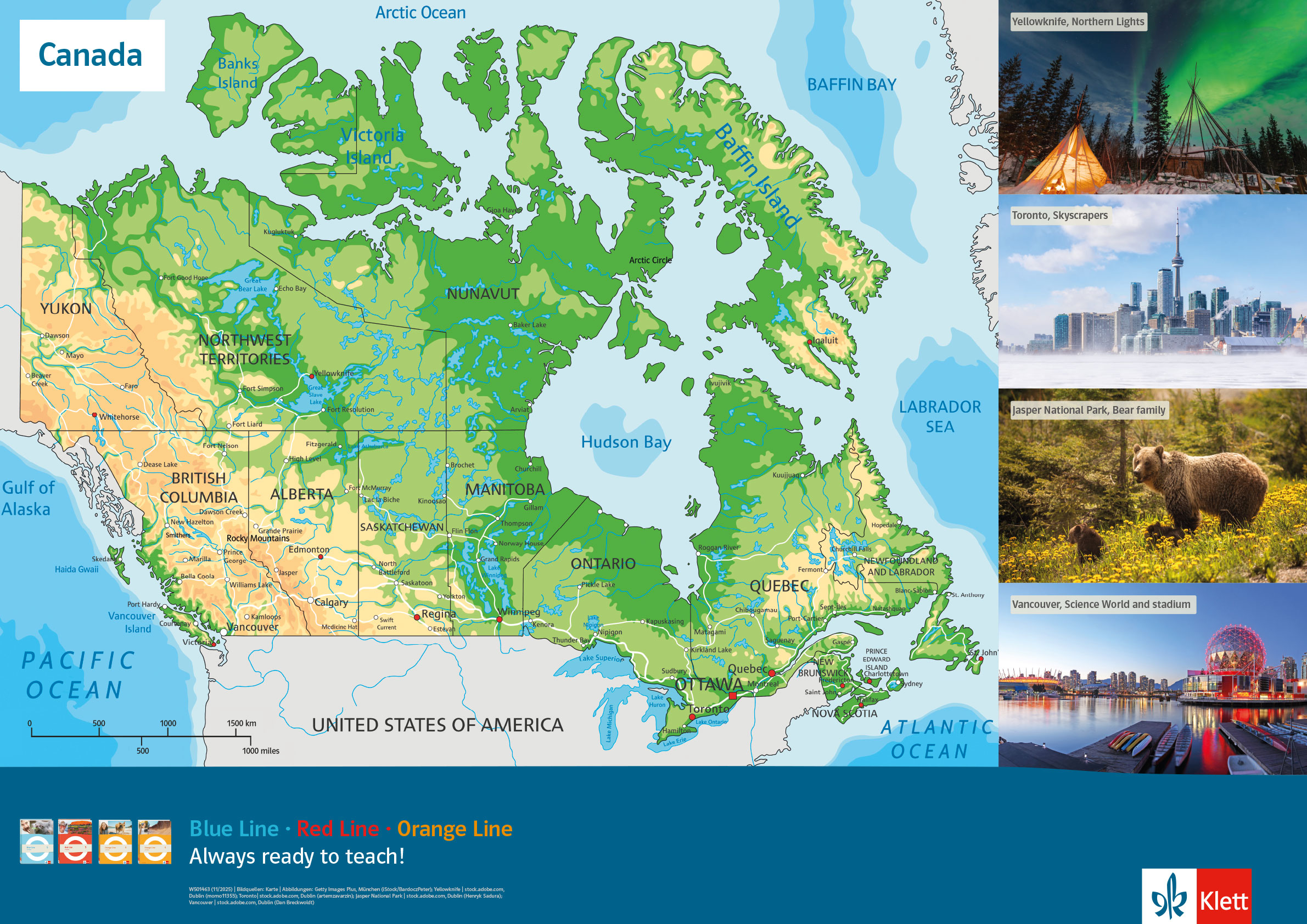 Lines Poster "Canada" Vorschaubild Lines Poster "Canada" Vorschaubild
