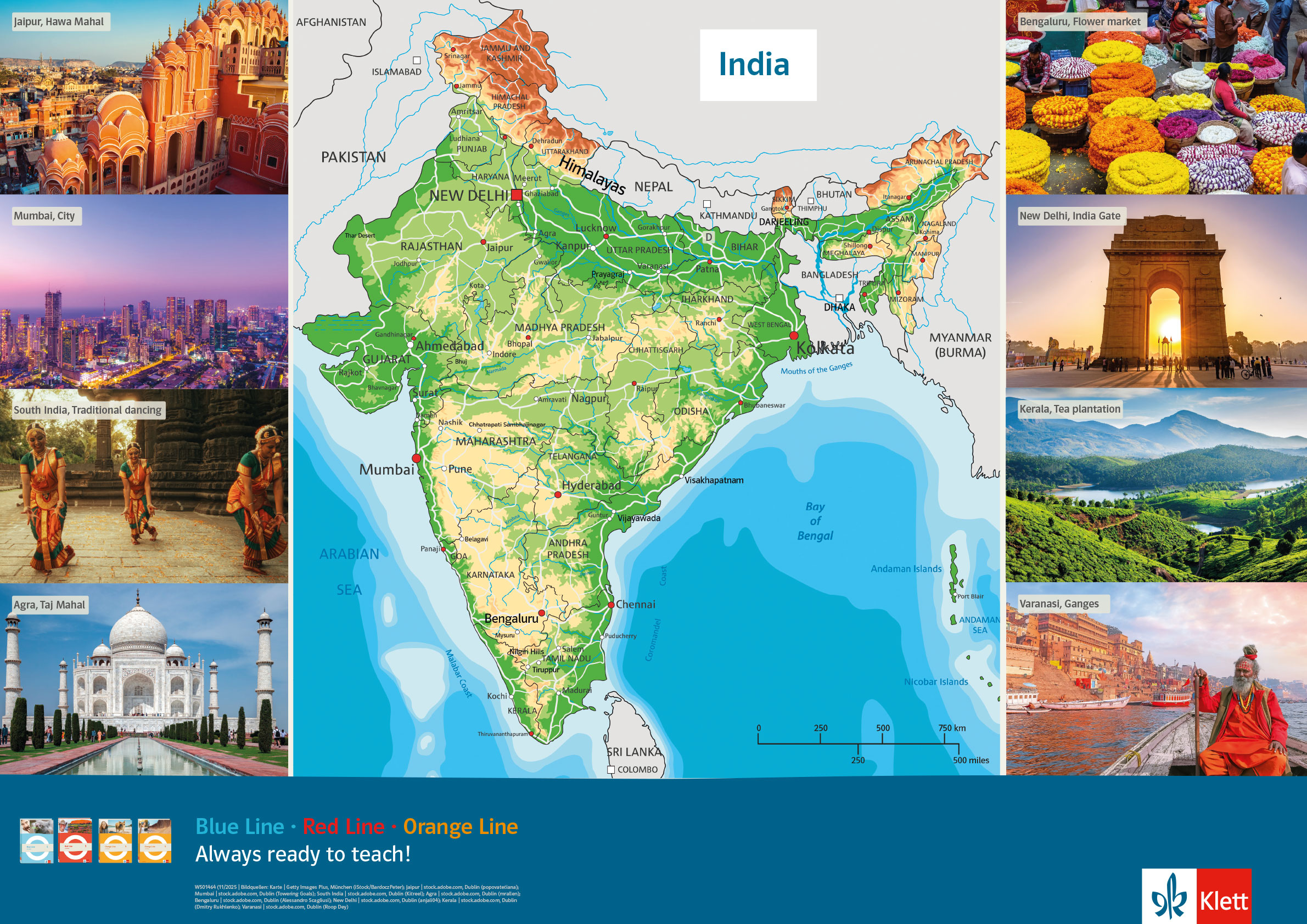 Lines Poster "India" Vorschaubild Lines Poster "India" Vorschaubild