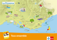 Vorschaubild eines Posters zu „La Provence“ mit einer Illustration einer detaillierten Karte