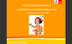 Vorschaubild eines Online-Seminars zu „Mit den Anoki-Sachheften individuell und selbstständig lernen“