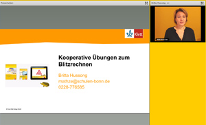 Vorschaubild eines Live-Mitschnitts eines Online-Seminars zu „Kooperative Übungen zum Blitzrechnen“