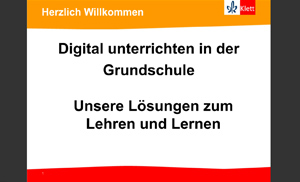 Vorschaubild eines Live-Mitschnitts eines Online-Seminars zu „Digital unterrichten in der Grundschule“