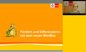 Vorschaubild eines Live-Mitschnitts eines Online-Seminars zu „Fördern und differenzieren mit dem neuen MiniMax“
