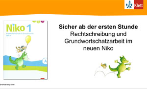 Vorschaubild eines Live-Mitschnitts eines Online-Seminars zu „Rechtschreibung und Grundwortschatzarbeit im neuen Niko“