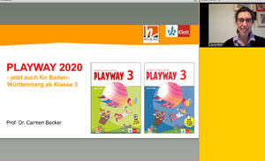 Vorschaubild eines Live-Mitschnitts eines Online-Seminars zu „Playway 2020 ab Klasse 3“