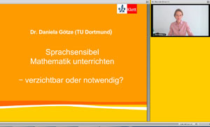 Vorschaubild eines Live-Mitschnitts eines Online-Seminars zu „Sprachförderung mit dem Zahlenbuch“