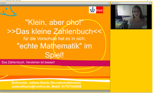 Vorschaubild eines Live-Mitschnitts eines Online-Seminars zu „Klein, aber oho!“
