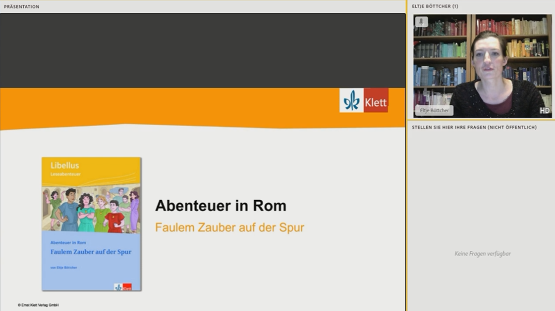 Vorschaubild eines Live-Mitschnitts eines Online-Seminars zu „Abenteuer in Rom. Faulem Zauber auf der Spur“
