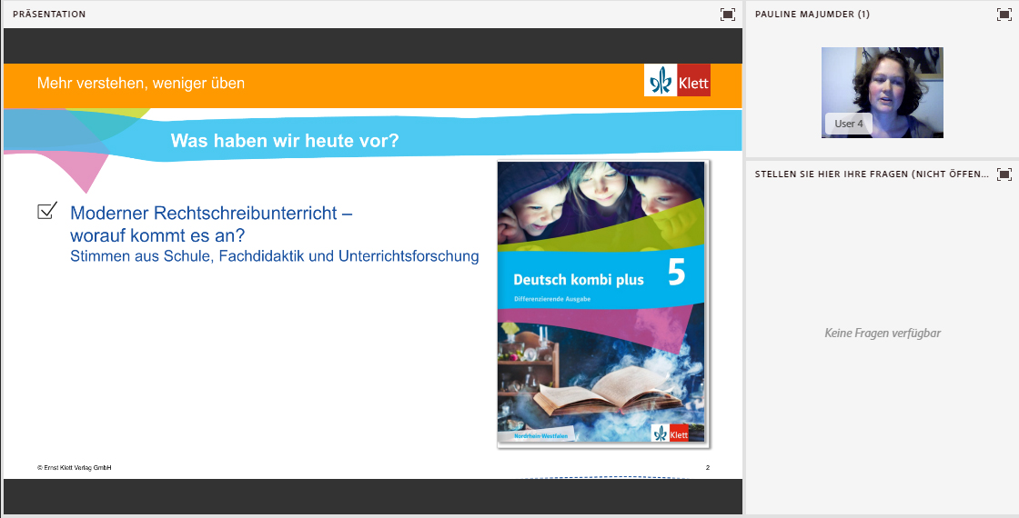 Vorschaubild eines Live-Mitschnitts eines Online-Seminars zu „Mehr verstehen, weniger üben“